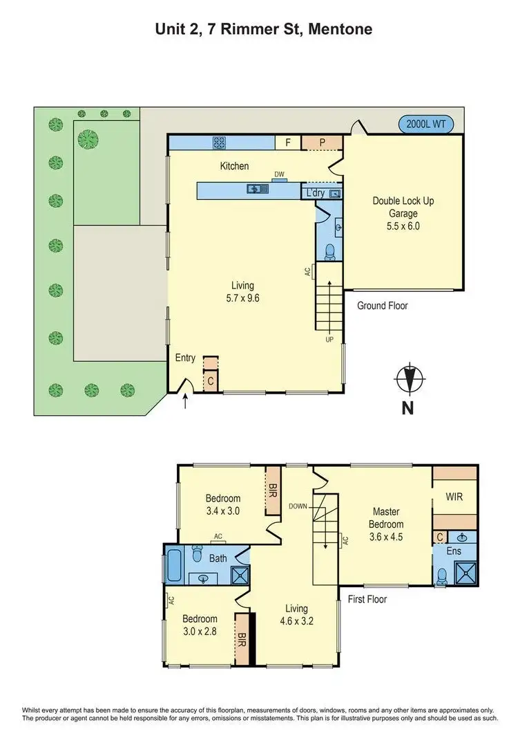 Floorplan of Homely house listing, 2/7 Rimmer Street, Mentone VIC 3194