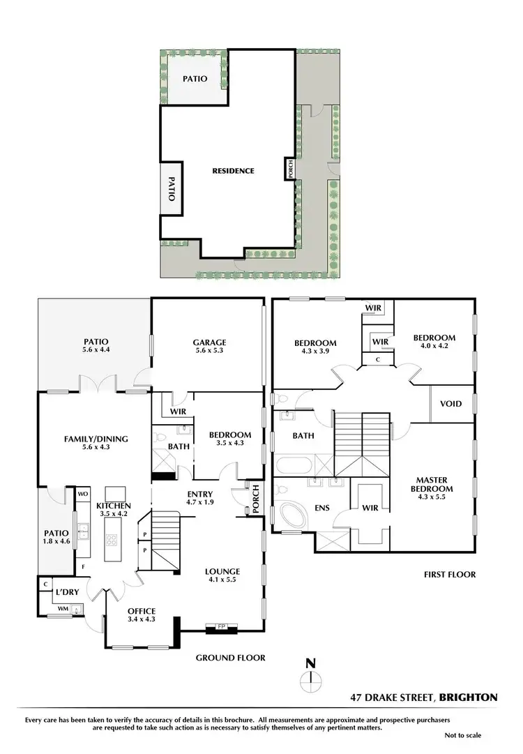 Floorplan of Homely house listing, 47 Drake Street, Brighton VIC 3186