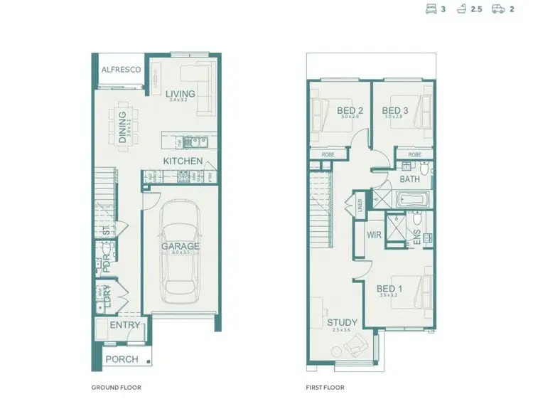 Floorplan of Homely house listing, 25 Everfair Cres, Officer VIC 3809
