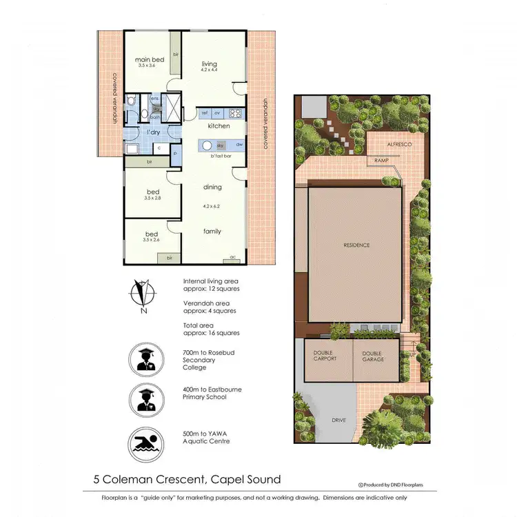 Floorplan of Homely house listing, 5 Coleman Crescent, Capel Sound VIC 3940