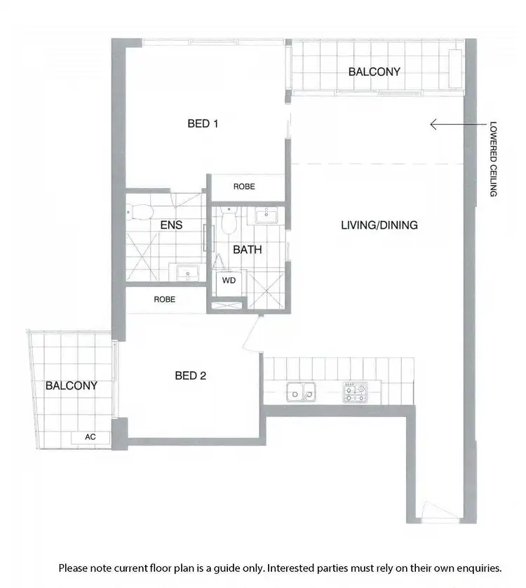 Floorplan of Homely apartment listing, 3407/601 Little Lonsdale Street, Melbourne VIC 3000