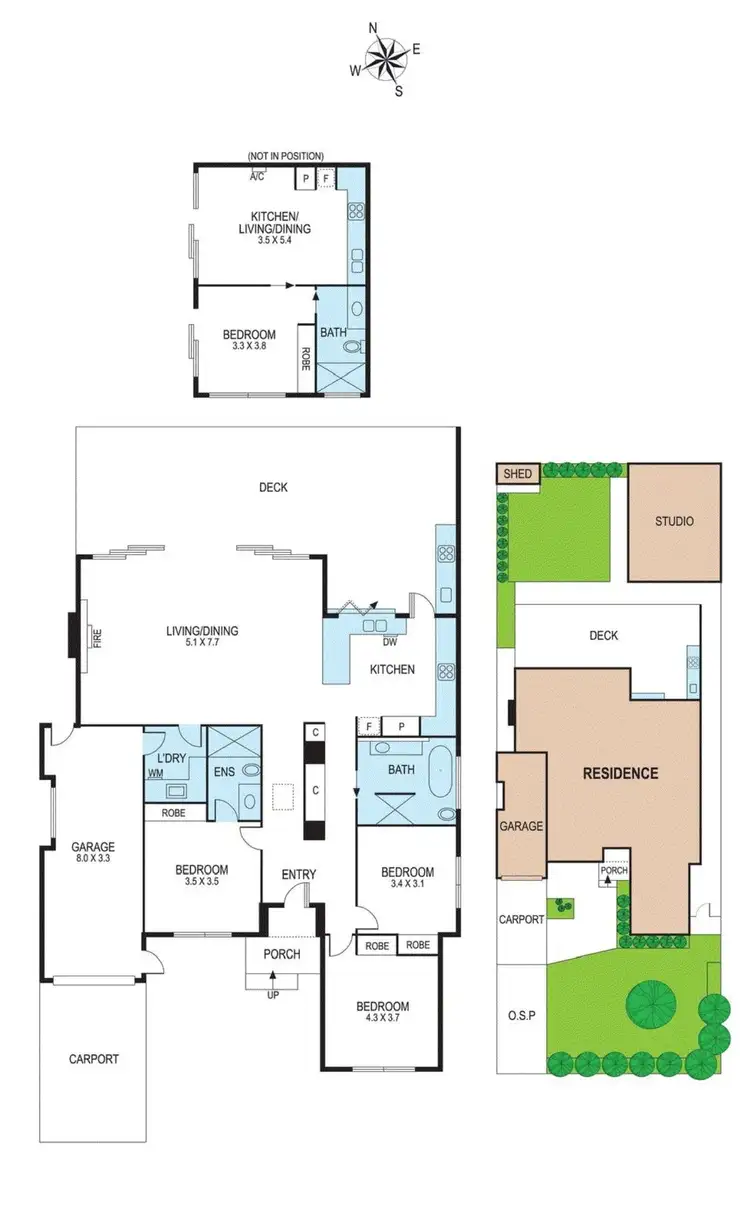 Floorplan of Homely house listing, 3 Hastings Street, Mckinnon VIC 3204