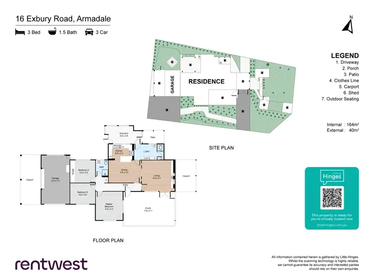 Floorplan of Homely house listing, 16 Exbury Rd, Armadale WA 6112