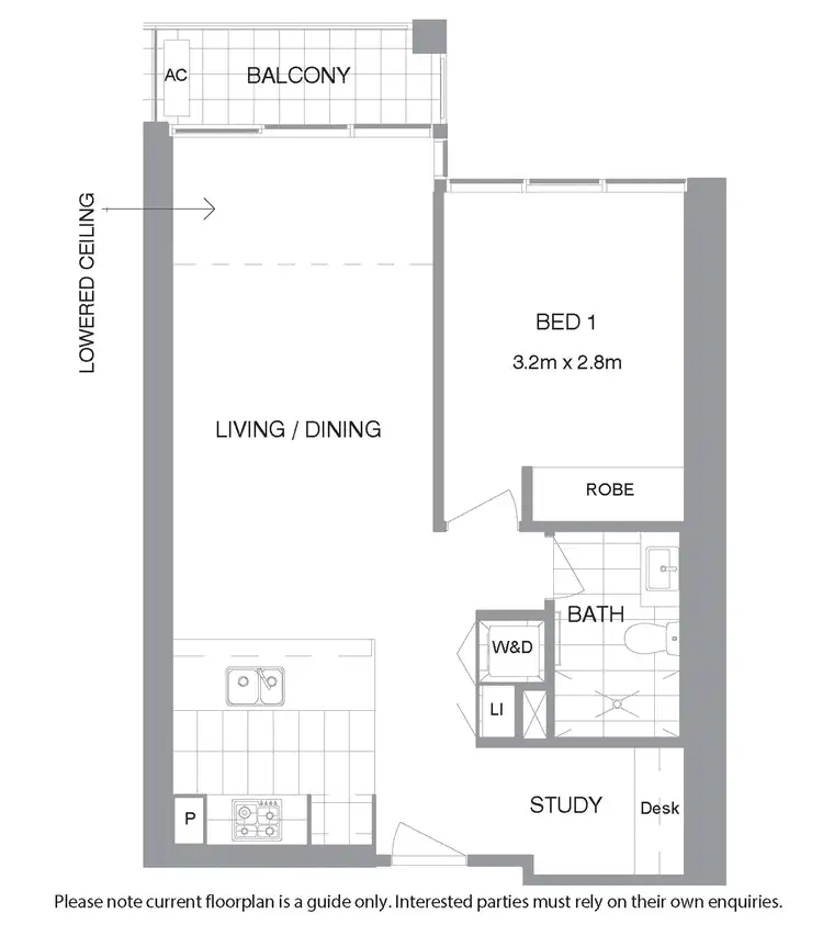 Floorplan of Homely apartment listing, 2514/60 Kavanagh Street, Southbank VIC 3006
