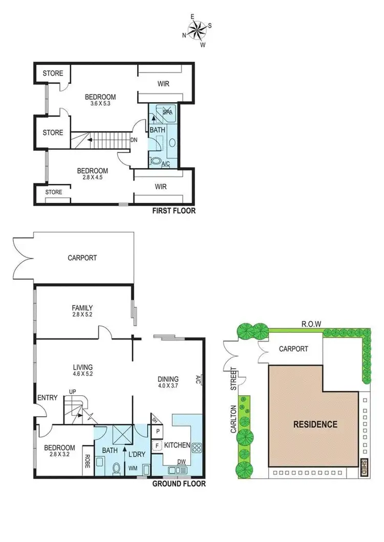 Floorplan of Homely townhouse listing, 50a Wheatley Road, Mckinnon VIC 3204