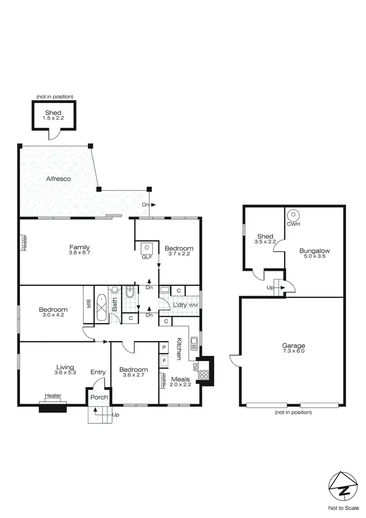 Floorplan of Homely house listing, 812 Darling Street, Redan VIC 3350
