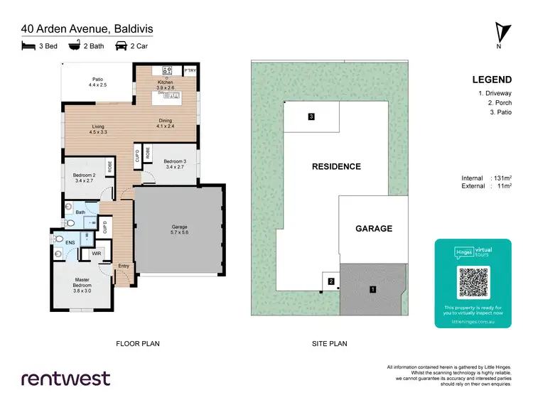 Floorplan of Homely house listing, 40 Arden Ave, Baldivis WA 6171