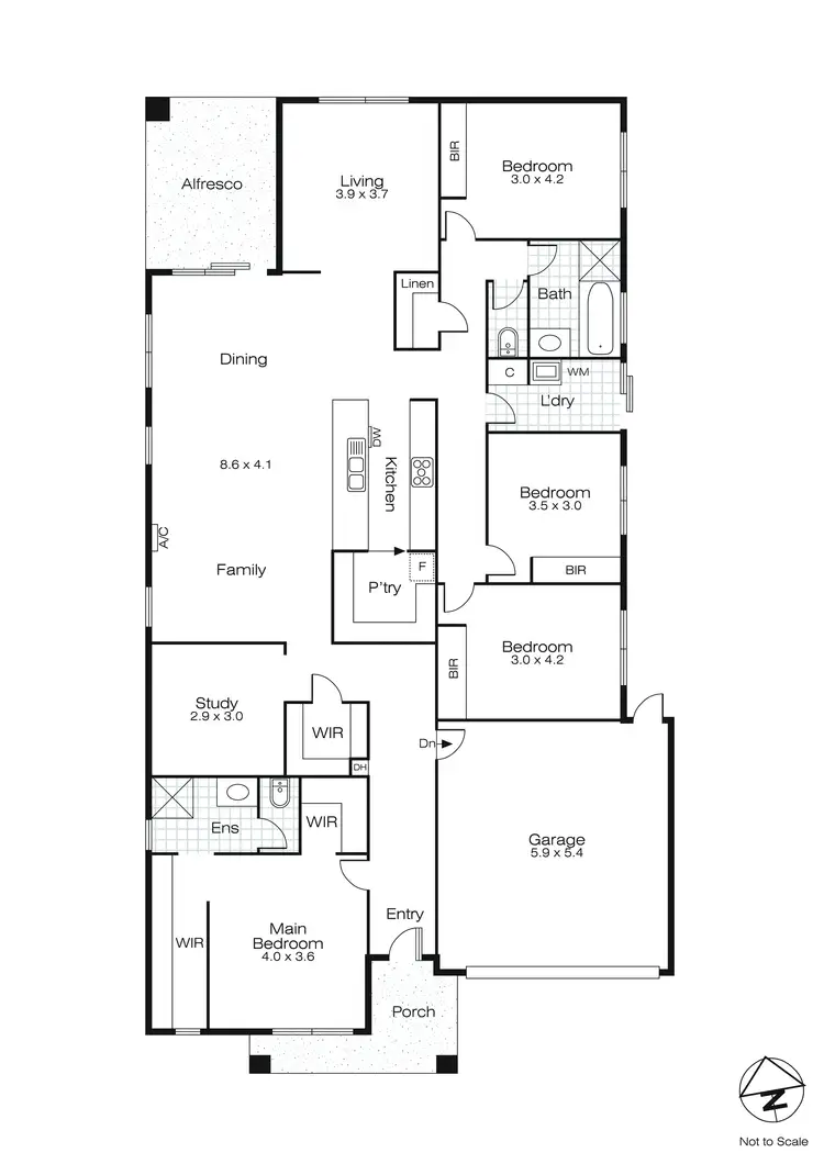 Floorplan of Homely house listing, 15 Barn Owl Avenue, Winter Valley VIC 3358