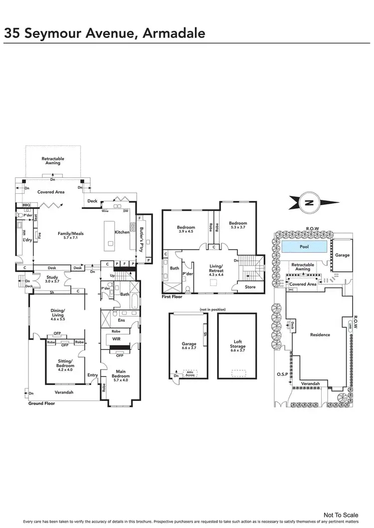 Floorplan of Homely house listing, 35 Seymour Avenue, Armadale VIC 3143