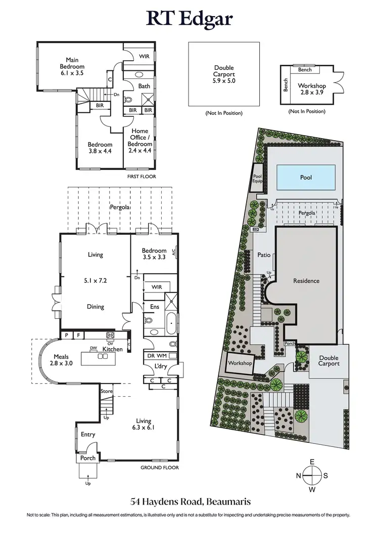 Floorplan of Homely house listing, 54 Haydens Road, Beaumaris VIC 3193
