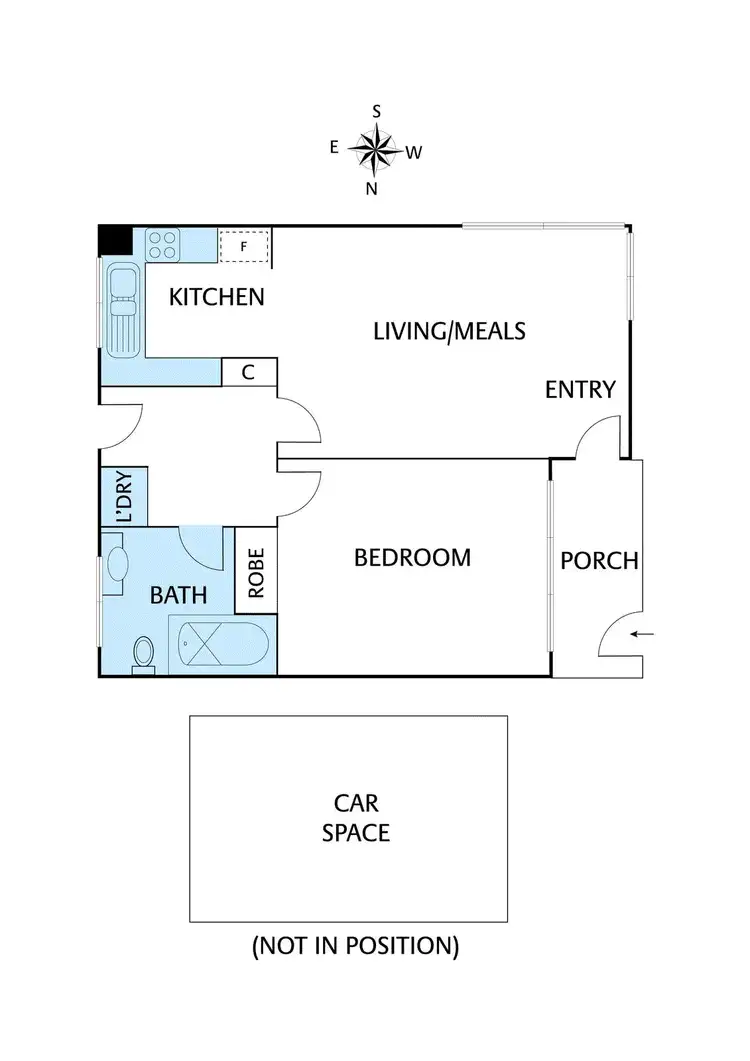 Floorplan of Homely apartment listing, 1/6 Rocke Street, Ivanhoe VIC 3079