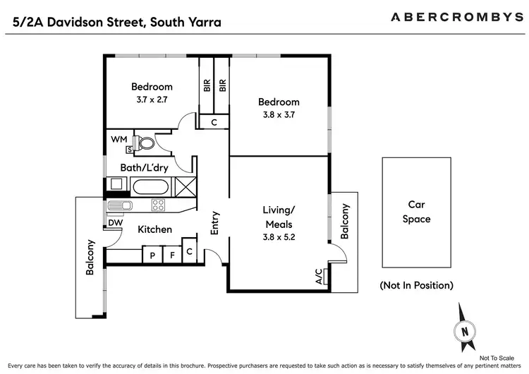 Floorplan of Homely apartment listing, 5/2A Davidson Street, South Yarra VIC 3141