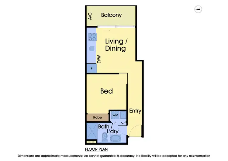 Floorplan of Homely apartment listing, 1407/2 Claremont Street, South Yarra VIC 3141