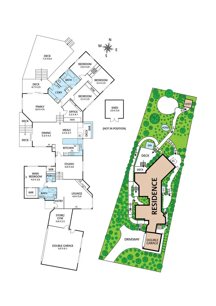 Floorplan of Homely house listing, 25 Diosma Road, Eltham VIC 3095