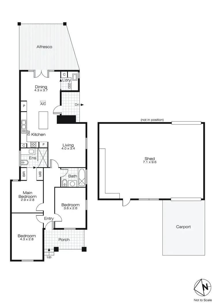 Floorplan of Homely house listing, 405 Lyons Street South, Ballarat Central VIC 3350