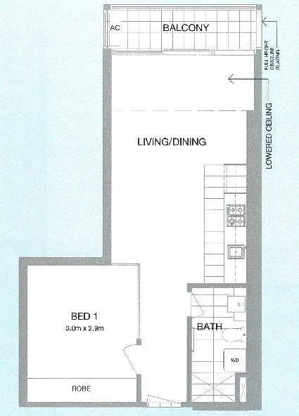 Floorplan of Homely apartment listing, 1815/151 City Road, Southbank VIC 3006