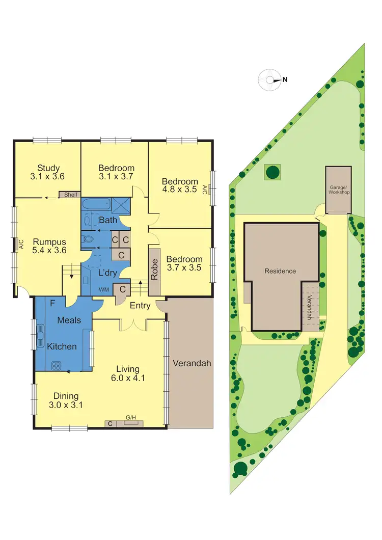 Floorplan of Homely house listing, 55 Alvie Road, Mount Waverley VIC 3149
