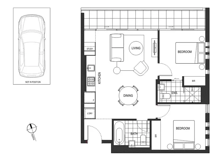 Floorplan of Homely apartment listing, 620/152 Sturt Street, Southbank VIC 3006