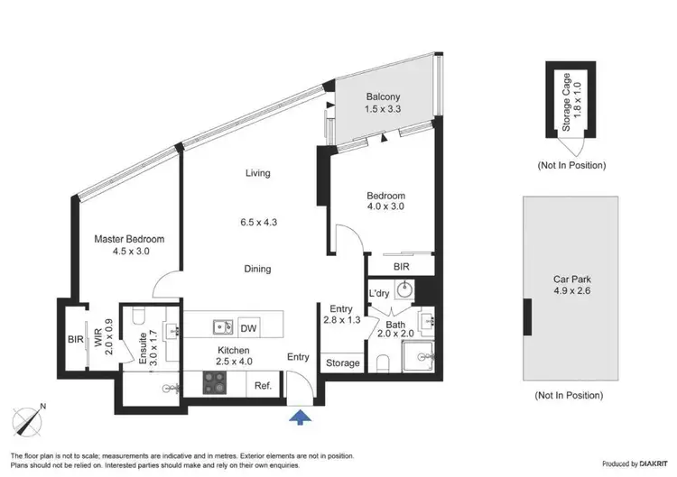 Floorplan of Homely apartment listing, 3102/100 Harbour Esplanade, Docklands VIC 3008
