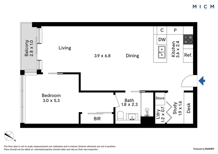 Floorplan of Homely apartment listing, 4502/81 City Road, Southbank VIC 3006