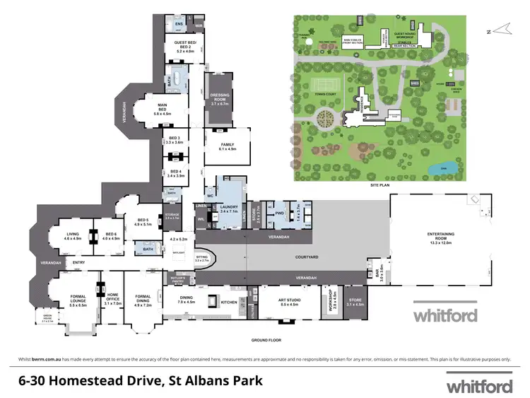 Floorplan of Homely house listing, 6-30 Homestead Drive, St Albans Park VIC 3219