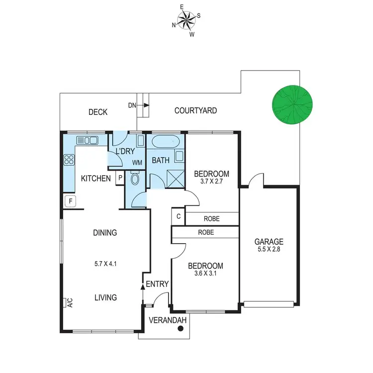 Floorplan of Homely unit listing, 18/105 Park Road, Cheltenham VIC 3192