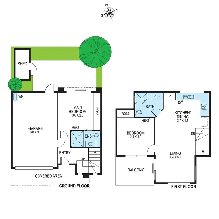Floorplan of Homely townhouse listing, 4/4 Hinton Road, Glen Huntly VIC 3163