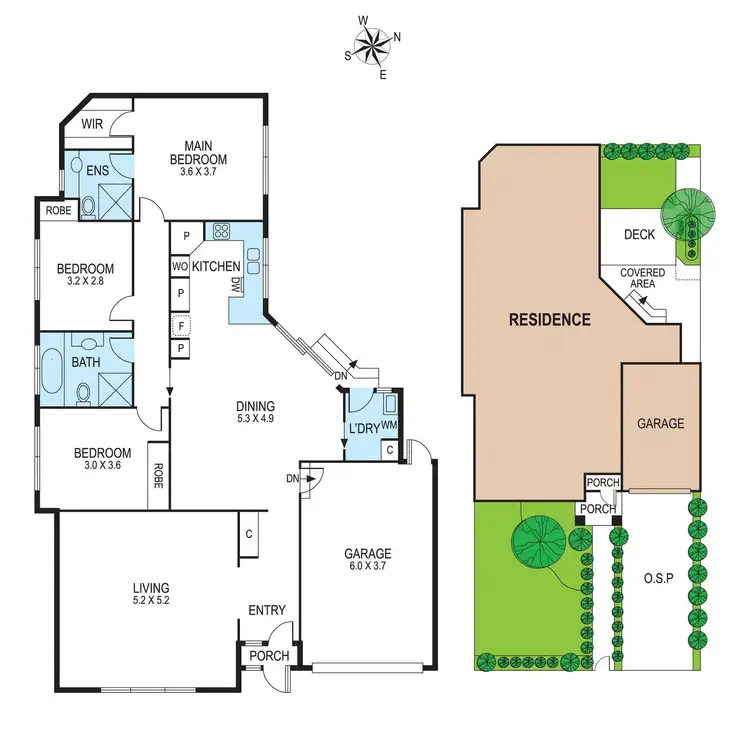 Floorplan of Homely townhouse listing, 5 Anderson Avenue, Bentleigh East VIC 3165