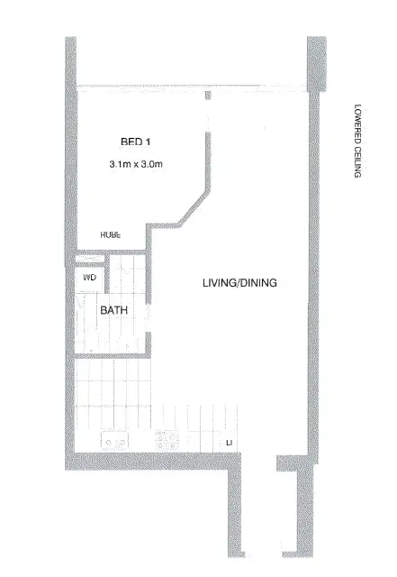 Floorplan of Homely apartment listing, 4410/601 Little Lonsdale Street, Melbourne VIC 3000