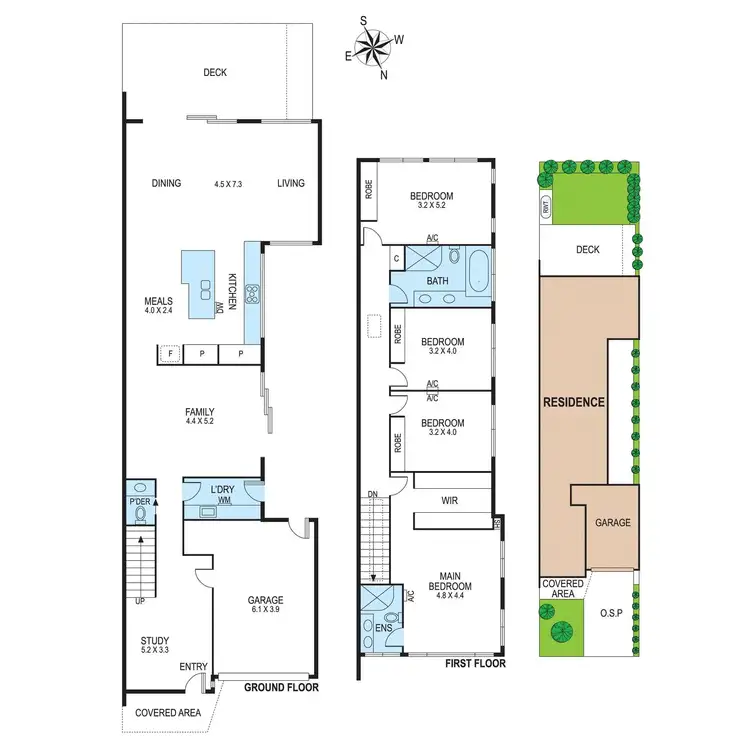 Floorplan of Homely townhouse listing, 40a Thomasina Street, Bentleigh East VIC 3165