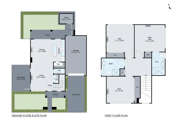 Floorplan of Homely townhouse listing, 30C Macrina Street, Oakleigh East VIC 3166