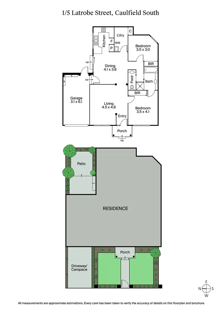 Floorplan of Homely house listing, 1/5 Latrobe Street, Caulfield South VIC 3162