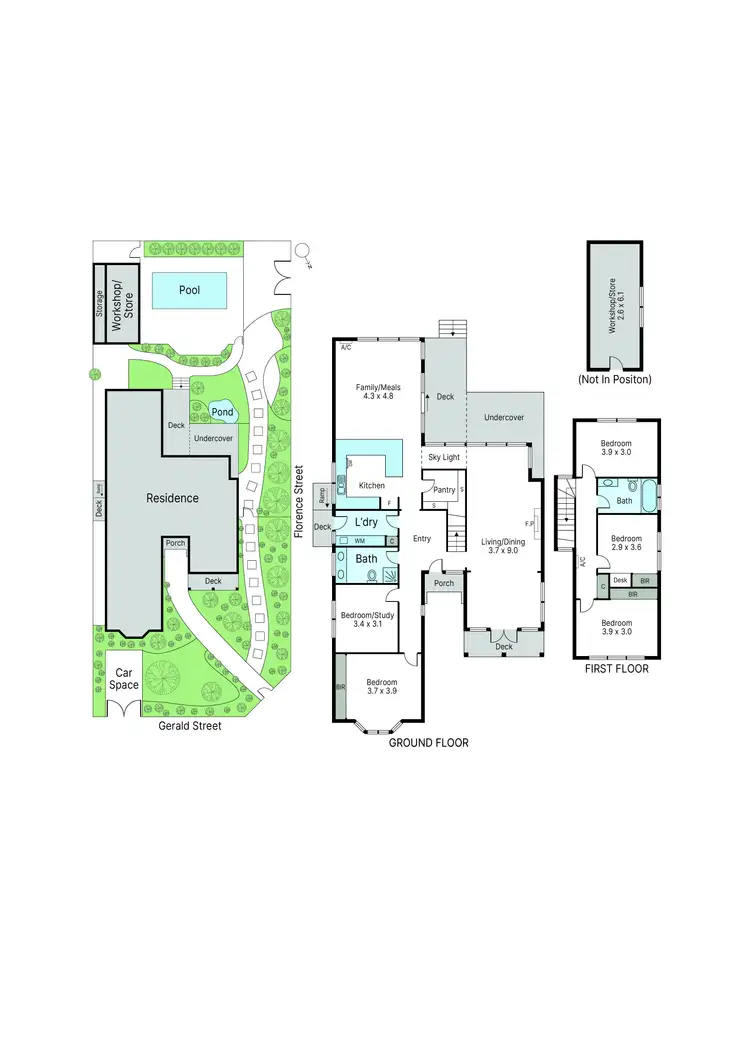 Floorplan of Homely house listing, 43 Gerald Street, Blackburn VIC 3130
