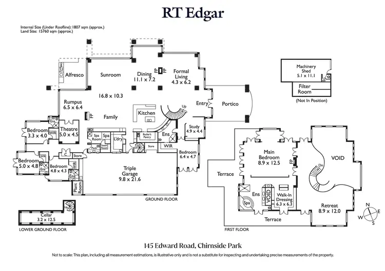 Floorplan of Homely house listing, 145 Edward Road, Chirnside Park VIC 3116