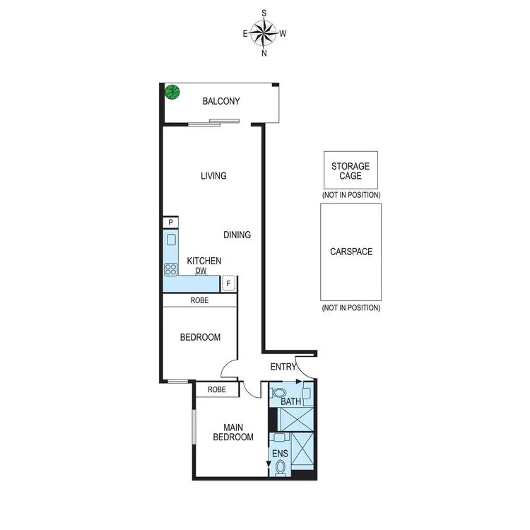 Floorplan of Homely apartment listing, 104/342 Centre Road, Bentleigh VIC 3204