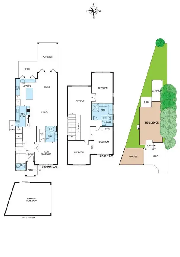 Floorplan of Homely house listing, 16A Kinane Street, Brighton VIC 3186