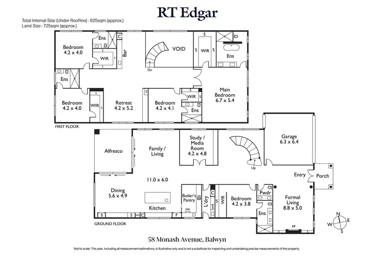 Floorplan of Homely house listing, 58 Monash Avenue, Balwyn VIC 3103