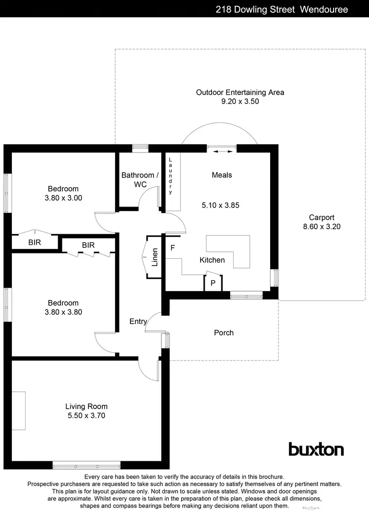 Floorplan of Homely house listing, 218 Dowling Street, Wendouree VIC 3355