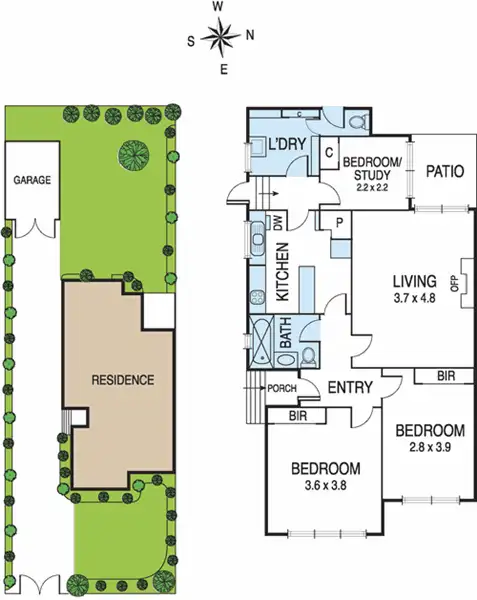 Floorplan of Homely house listing, 4 Clifton Grove, Hawthorn East VIC 3123