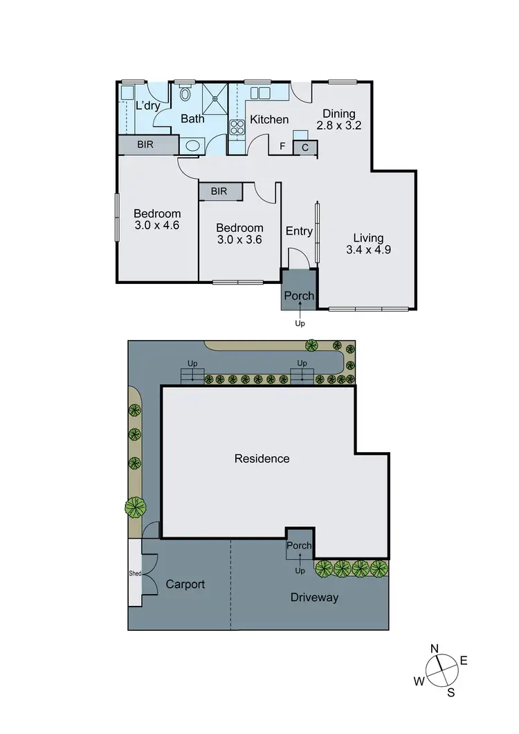 Floorplan of Homely villa listing, 8/5 Alcala Avenue, Malvern East VIC 3145