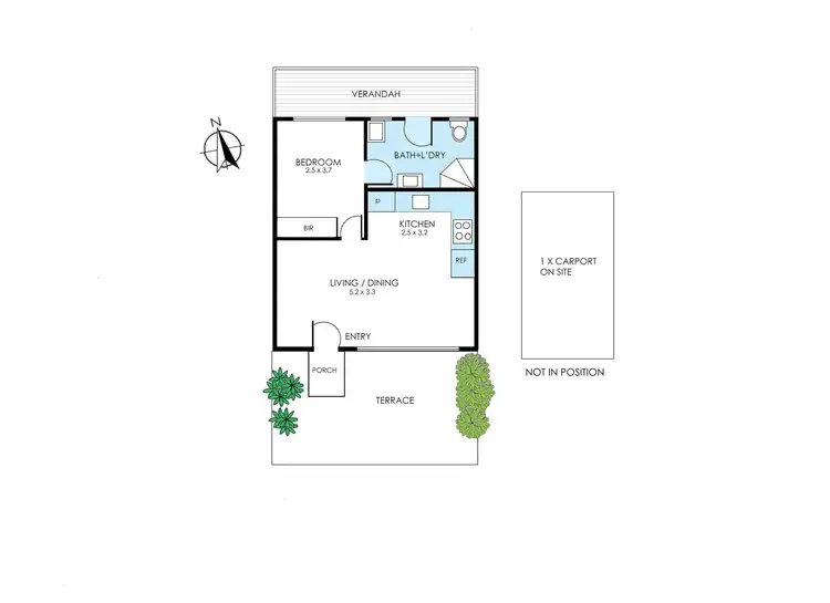 Floorplan of Homely unit listing, 3/26 Bourke Street, Mentone VIC 3194