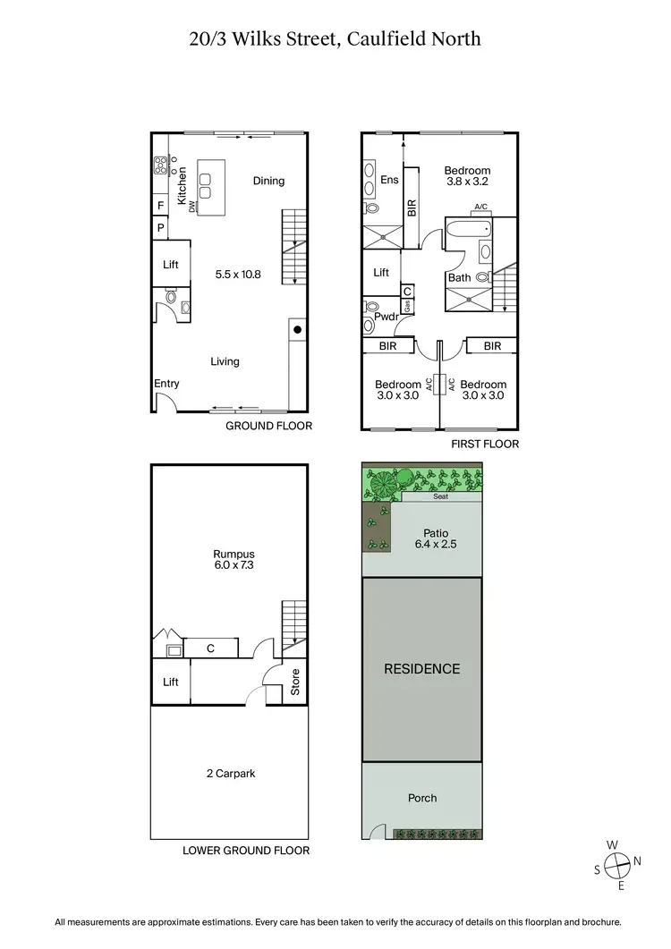 Floorplan of Homely townhouse listing, 20/3 Wilks Street, Caulfield North VIC 3161