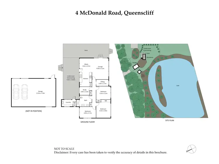 Floorplan of Homely house listing, 4 McDonald Road, Queenscliff VIC 3225