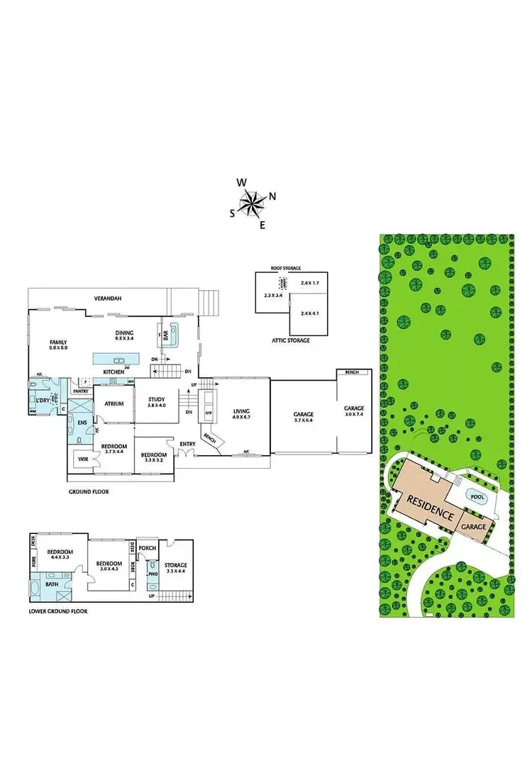 Floorplan of Homely house listing, 33-35 Curry Road, Park Orchards VIC 3114
