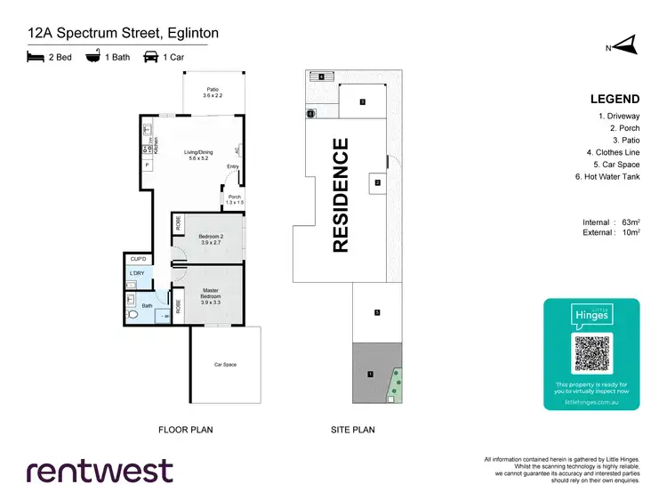Floorplan of Homely house listing, 12A Spectrum St, Eglinton WA 6034