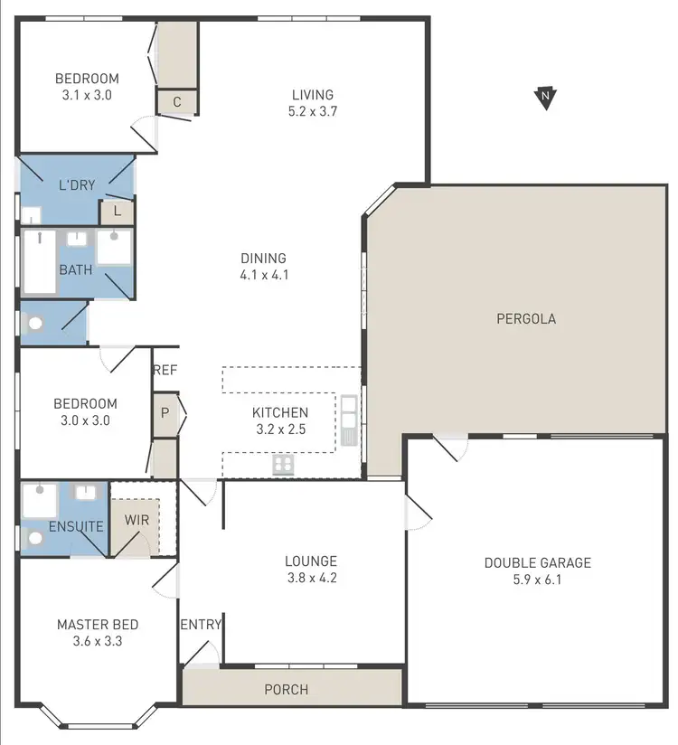 Floorplan of Homely house listing, 30 Karinya Close, Werribee VIC 3030