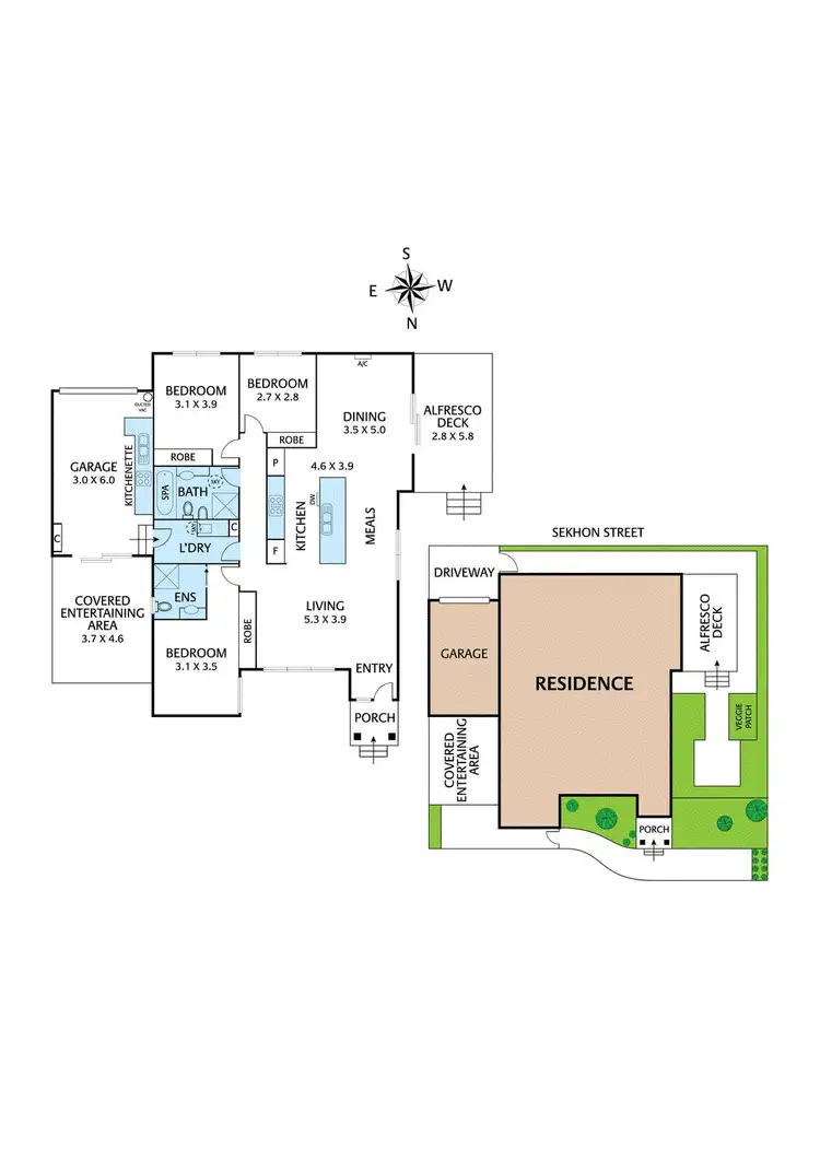 Floorplan of Homely house listing, 81A St Hellier Street, Heidelberg Heights VIC 3081