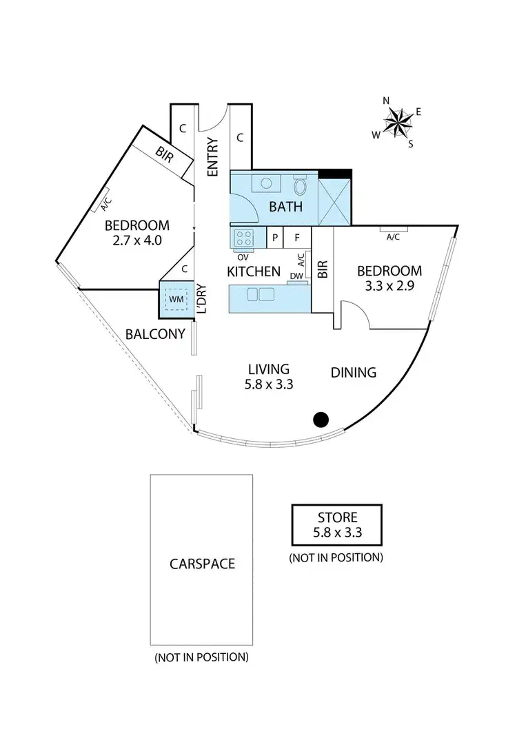 Floorplan of Homely apartment listing, 506/443 Upper Heidelberg Road, Ivanhoe VIC 3079
