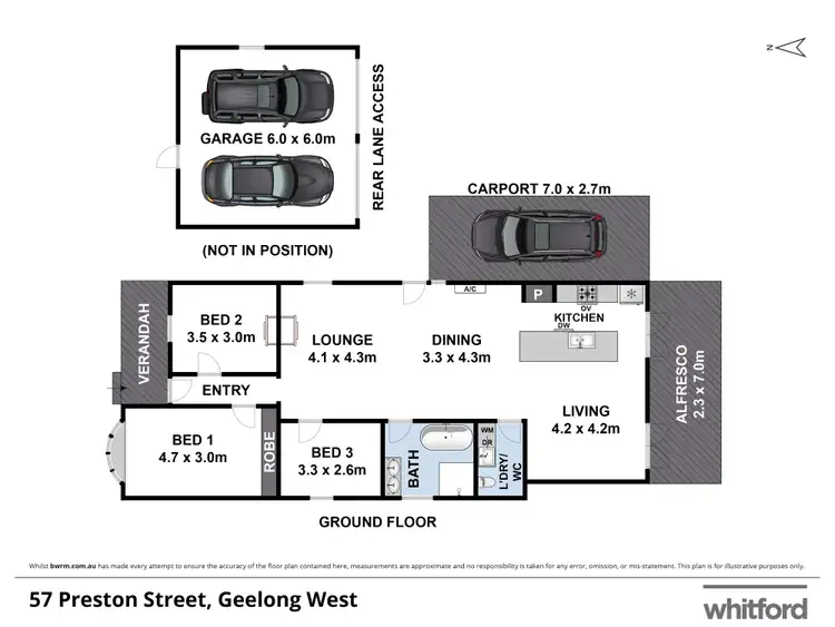 Floorplan of Homely house listing, 57 Preston Street, Geelong West VIC 3218