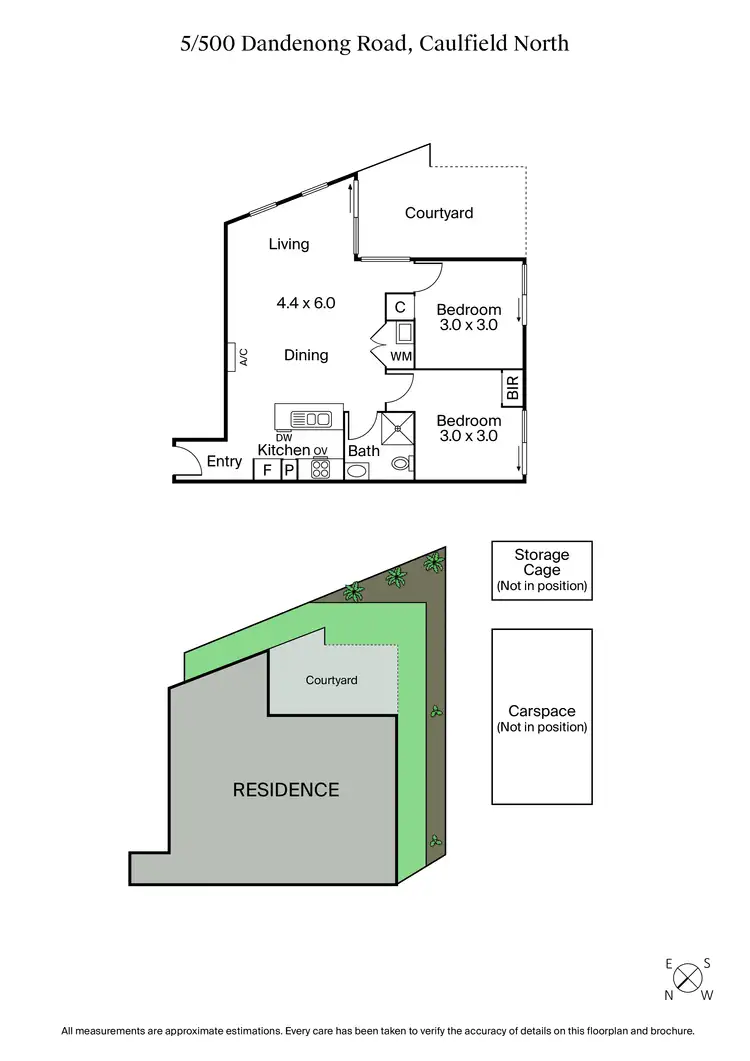 Floorplan of Homely apartment listing, 5/500 Dandenong Road, Caulfield North VIC 3161